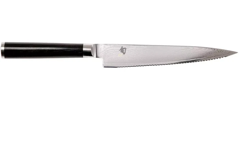 Kai Shun Classic Tomatenmesser - 32-lagiger Damaststahl - 15 cm - DM-0722