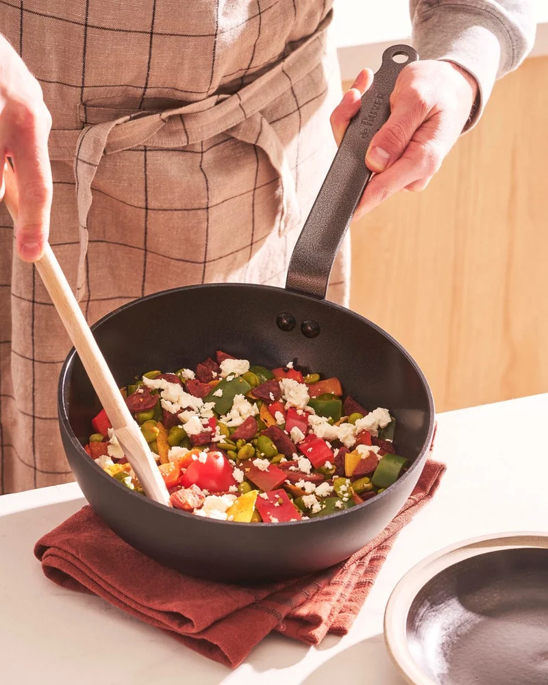 De Buyer Schmorpfanne / Sauteuse Ceranoa - ø 28cm / 4.4 Liter - keramische Antihaftbeschichtung