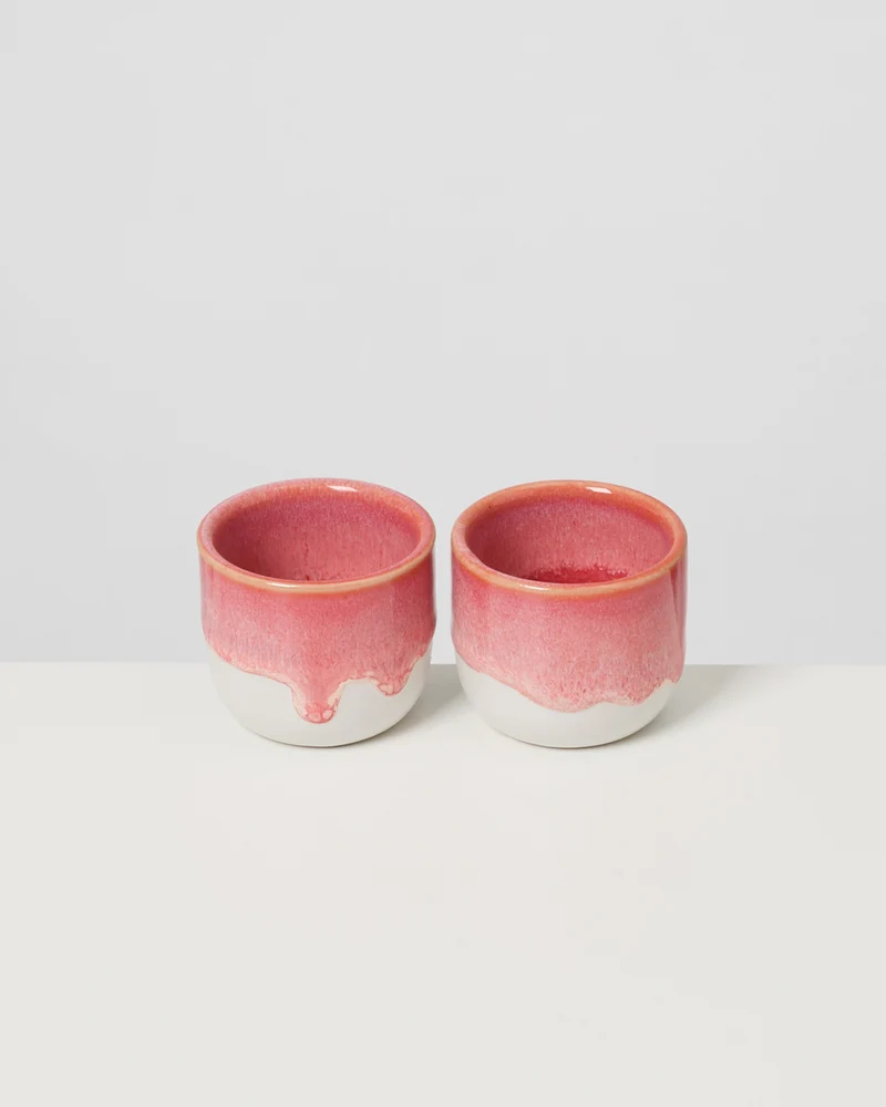 Coimbra Espressobecher pink 6er-Set