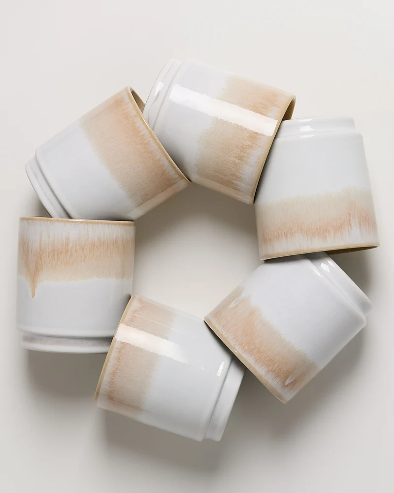 Cordoama Becher groß sand 6er-Set