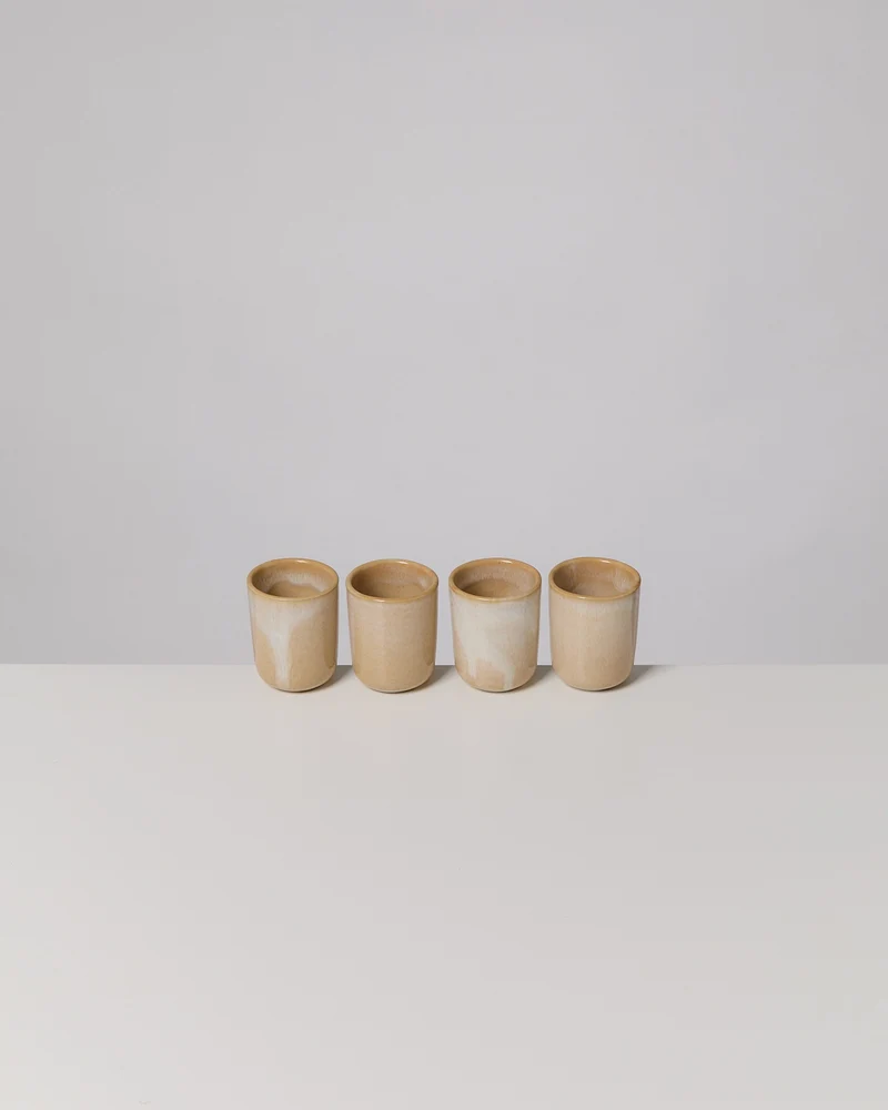 Cordoama Espressobecher sand 4er-Set