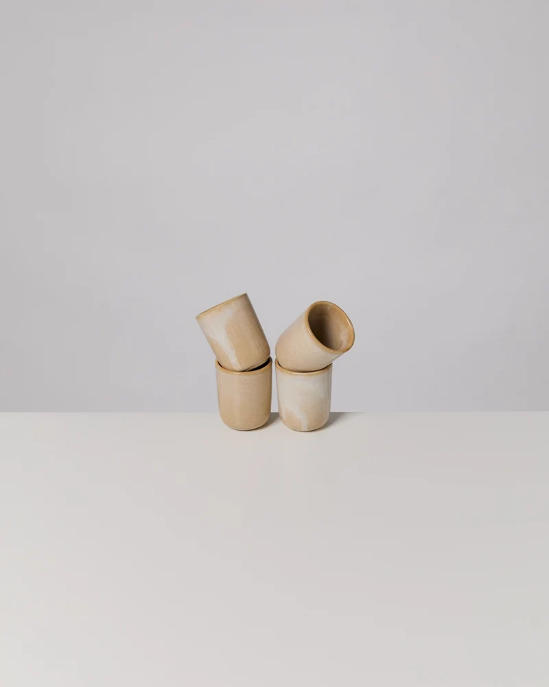 Cordoama Espressobecher sand 4er-Set