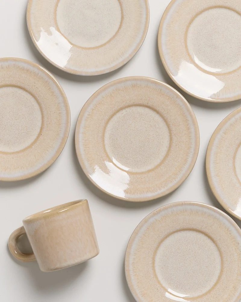 Cordoama Espressountertasse modern sand