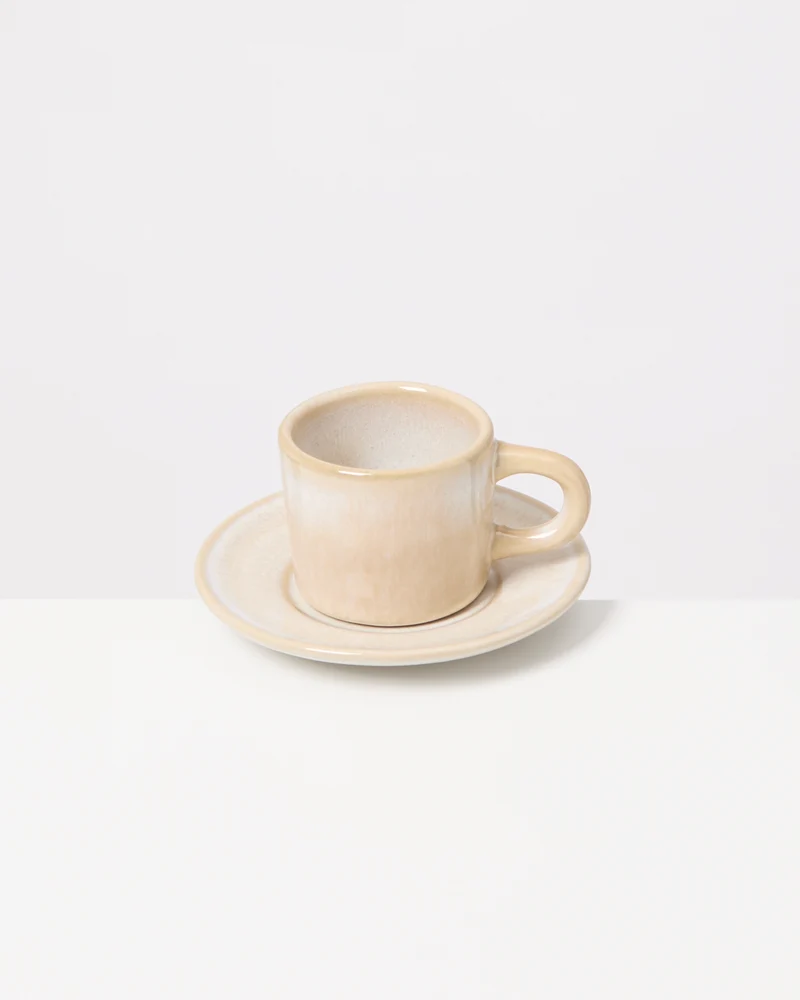 Cordoama Espressountertasse modern sand