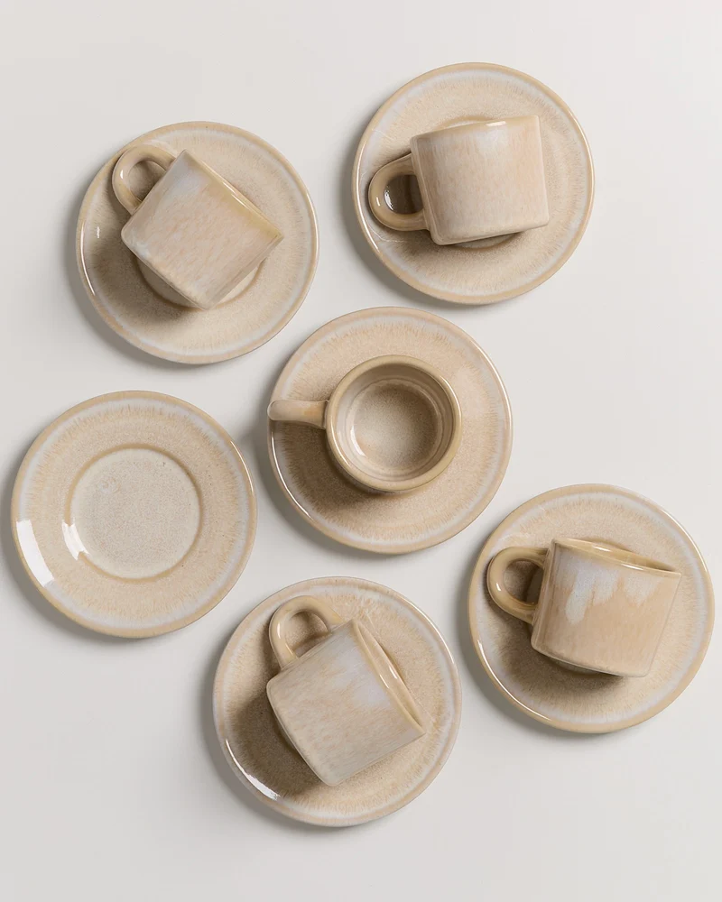 Cordoama Espressountertasse modern sand