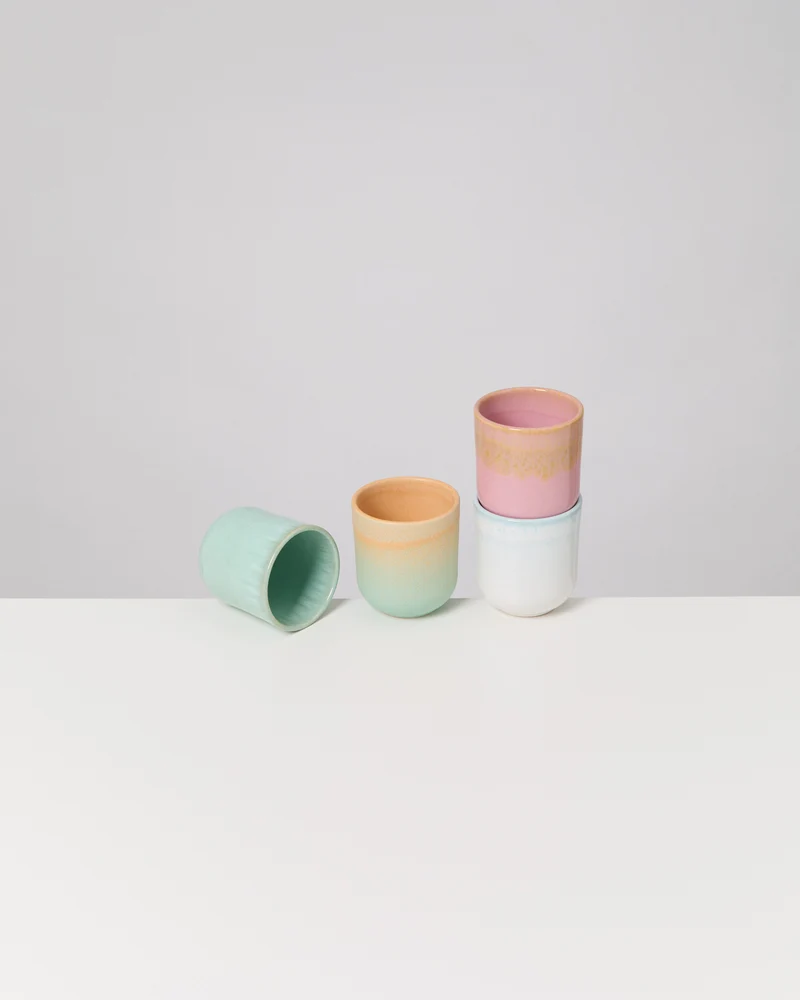 Copa Alto Becher klein Pastel Whsiper mix 4er-Set