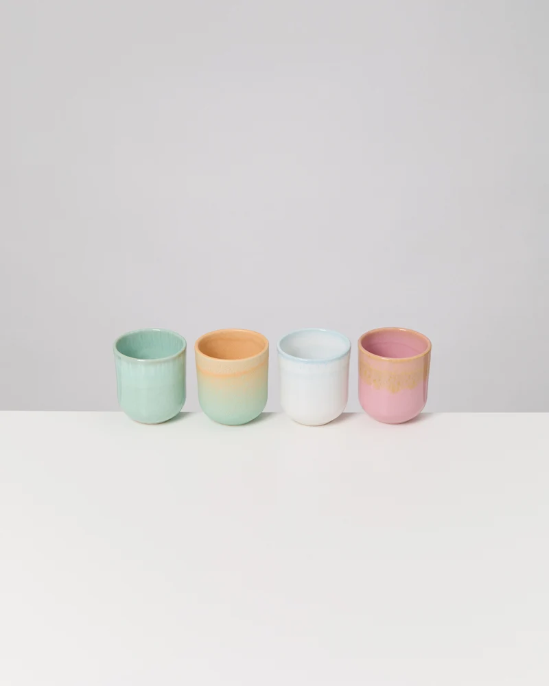 Copa Alto Becher klein Pastel Whsiper mix 4er-Set