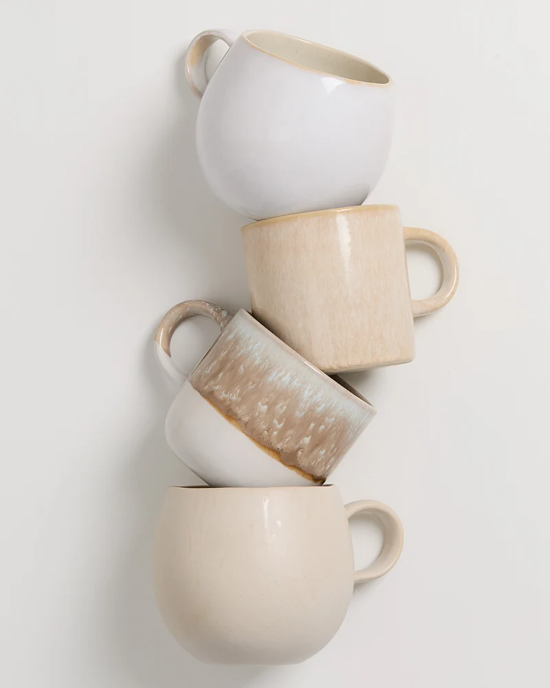 Tasse groß Sand Harmony sand 4er-Set
