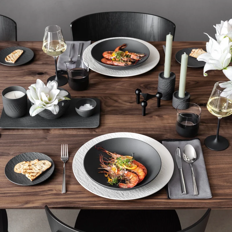 Villeroy & Boch Teller Manufacture Rock - Schwarz - ø 16 cm