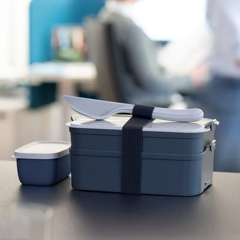 Bentobox 2l+Liquidsafe Box+Besteckset STAKK BENTOBOX READY 3er-SET