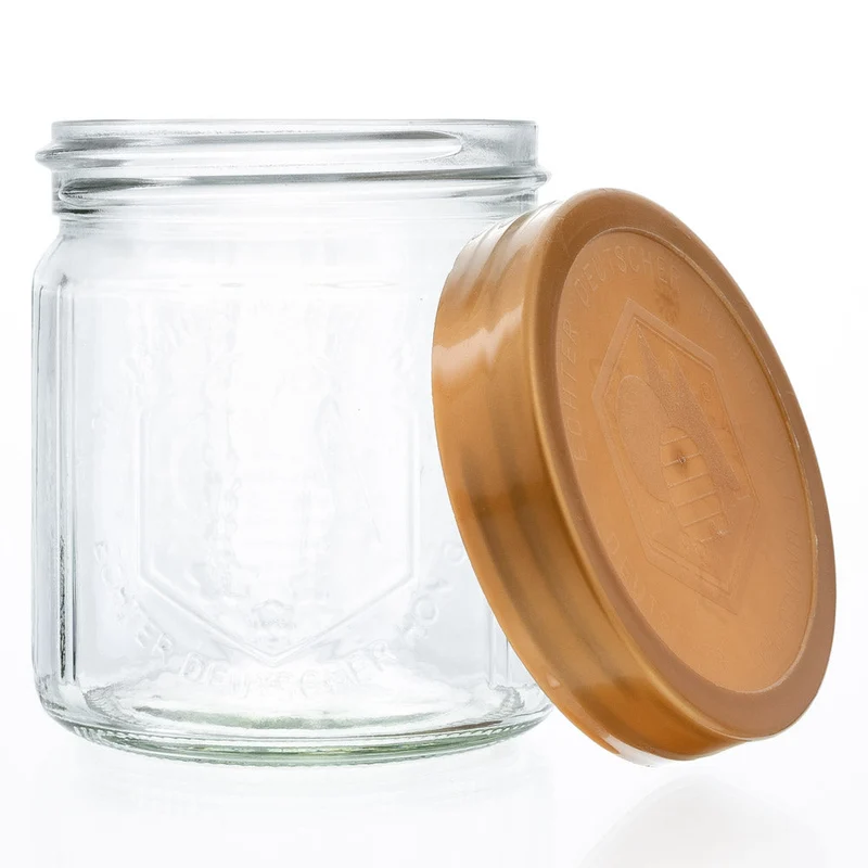 Honigglas 500 g DIB mit Kunststoff-Deckel