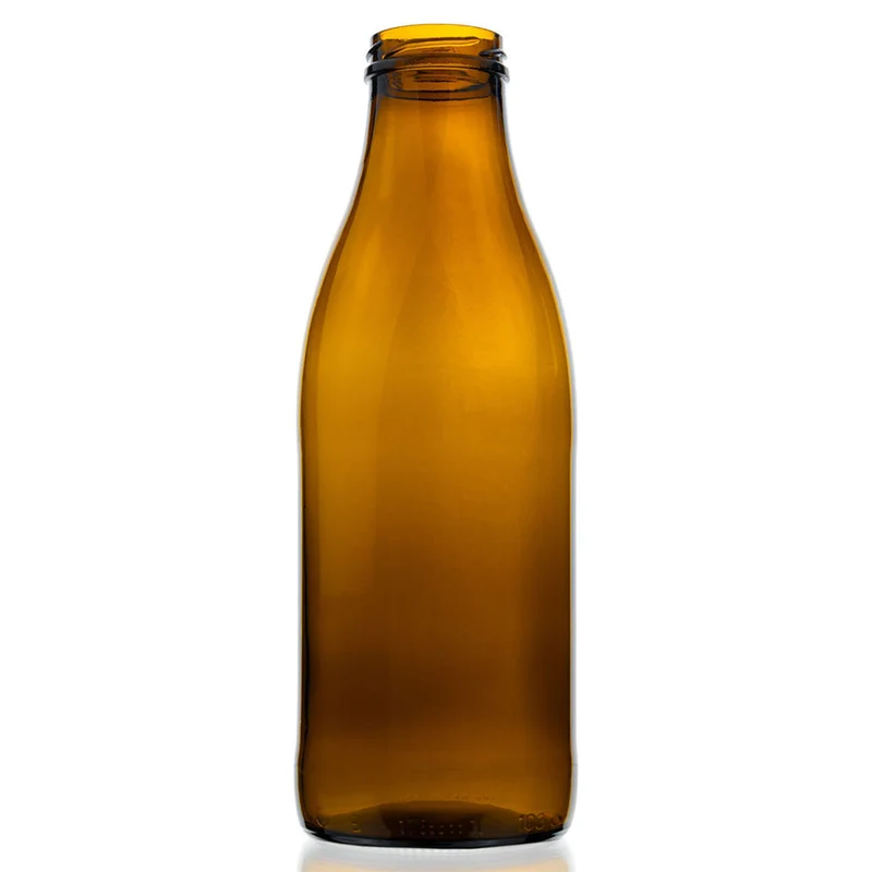 Milchflasche Braun 1 l TO 48