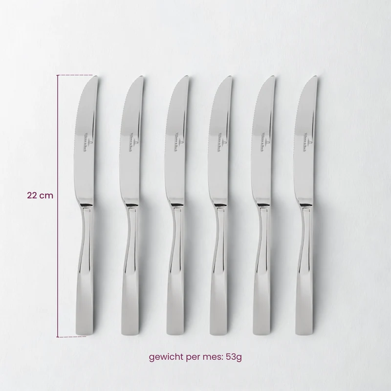 Villeroy & Boch Steakmesser-Set Piemont - 6-teilig