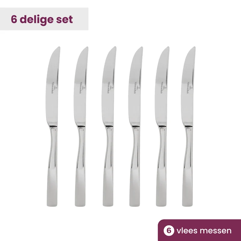 Villeroy & Boch Steakmesser-Set Piemont - 6-teilig