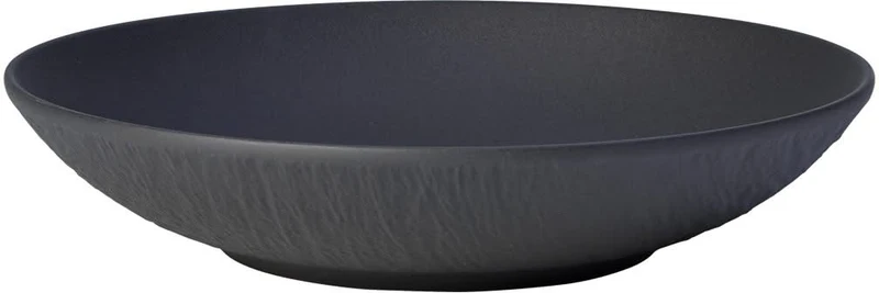 Villeroy & Boch Servierschale Manufacture Rock - Schwarz - ø 24 cm