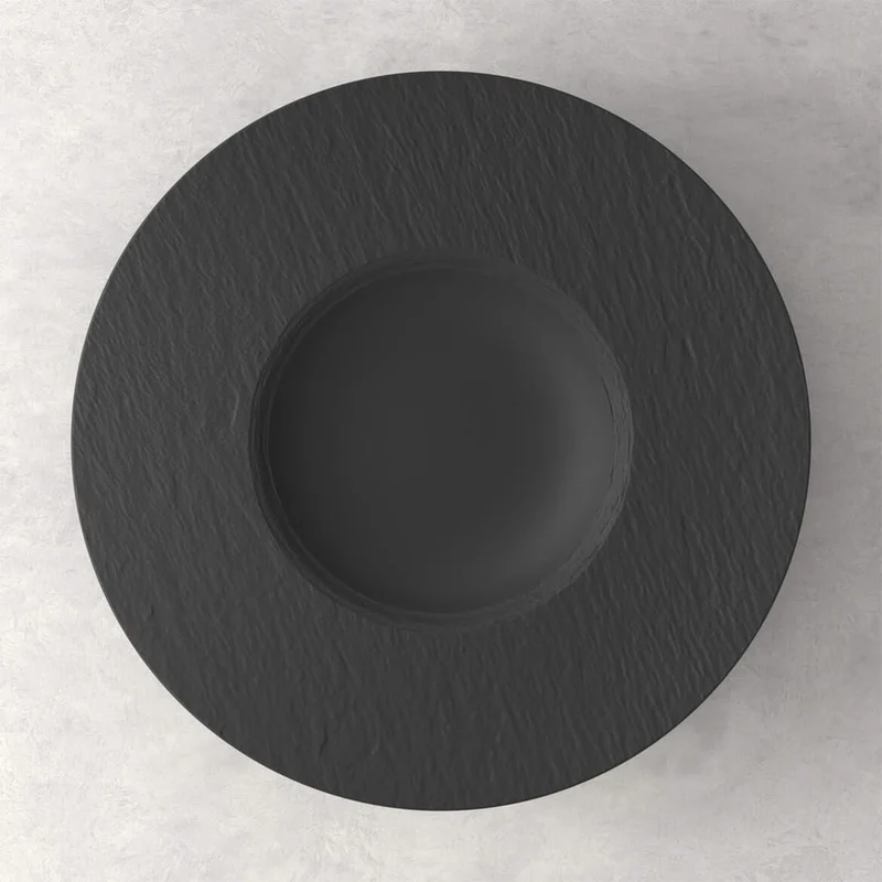 Villeroy & Boch Pastateller Manufacture Rock - Schwarz - ø 29 cm