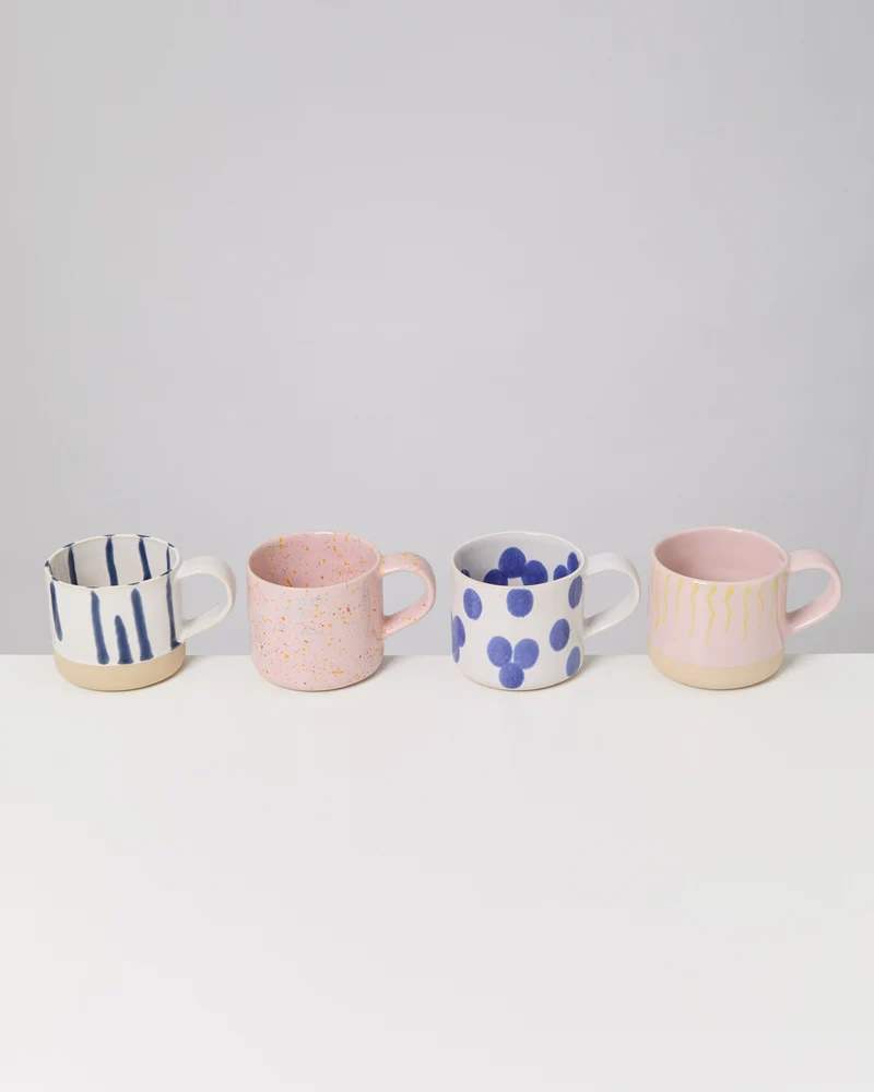 Nódoa Tasse groß mix 4er-Set