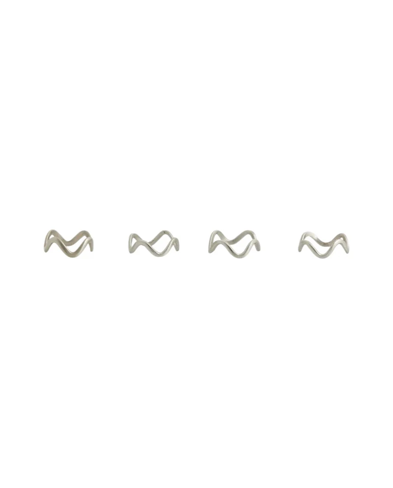 Skye Servietten Ring silber 4er Set