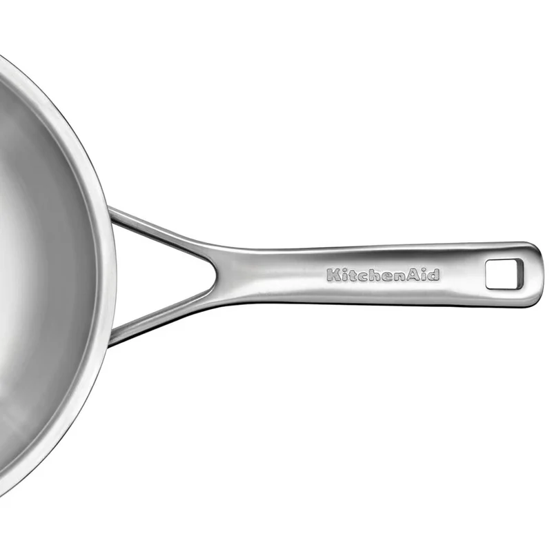 KitchenAid Bratpfannenset - Multi-Ply Edelstahl - ø 24 und 28 cm - ohne Antihaftbeschichtung