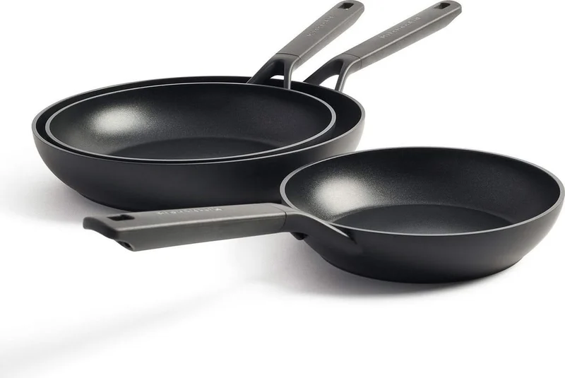 KitchenAid Bratpfannenset Classic Forged - ø 20, 24 & 28 cm - keramische Antihaftbeschichtung