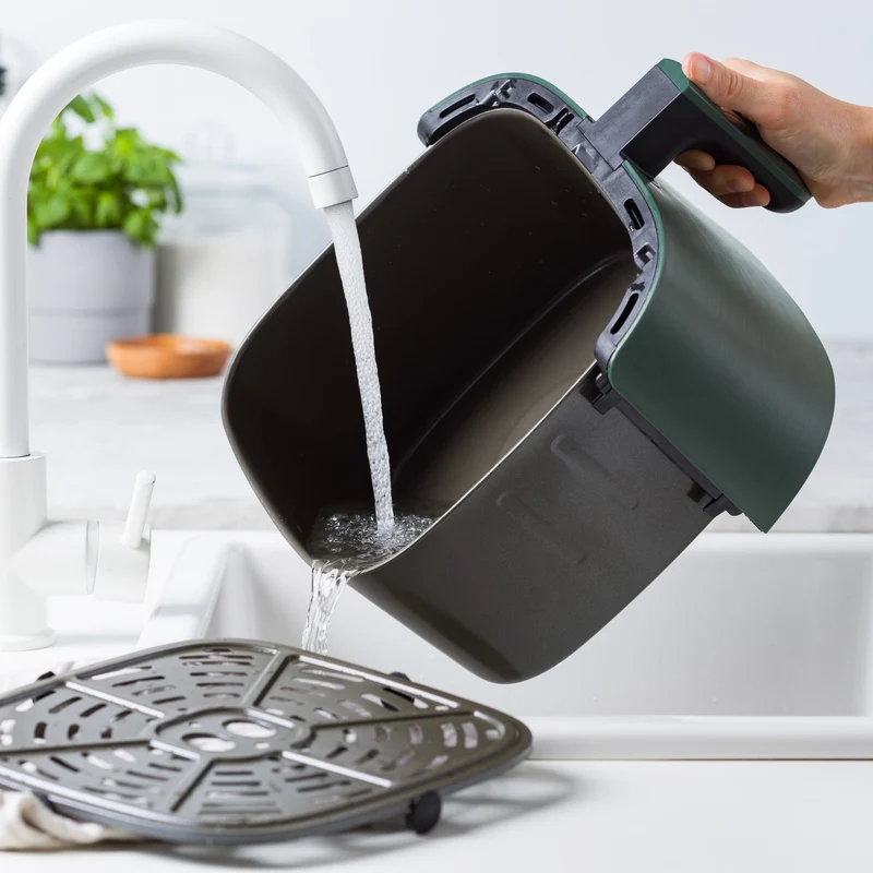 GreenPan Heißluftfritteuse Bistro XXL - Pine Green - 7.2 Liter - PFAS-frei