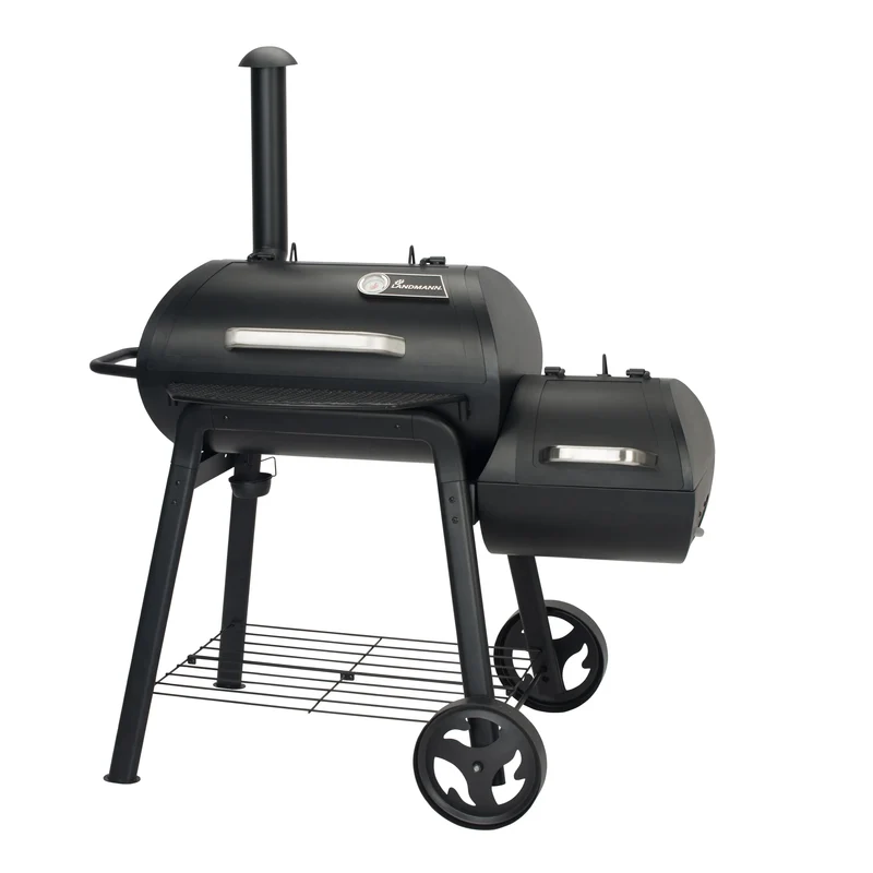 Landmann BBQ / Smoker Vinson 200 - Holzkohlegrill - Grillfläche 70,5 x 39,5 cm