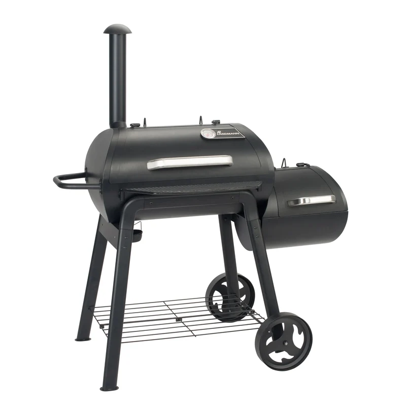 Landmann BBQ / Smoker Vinson 200 - Holzkohlegrill - Grillfläche 70,5 x 39,5 cm