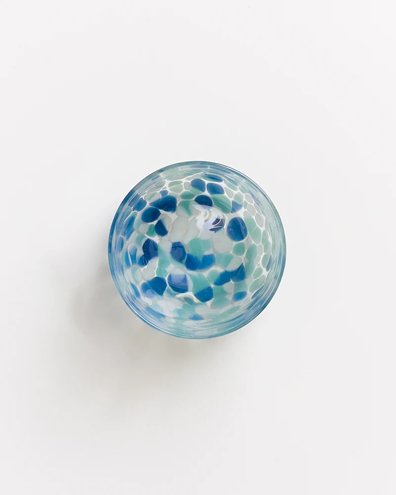 Alegria Glas groß blau
