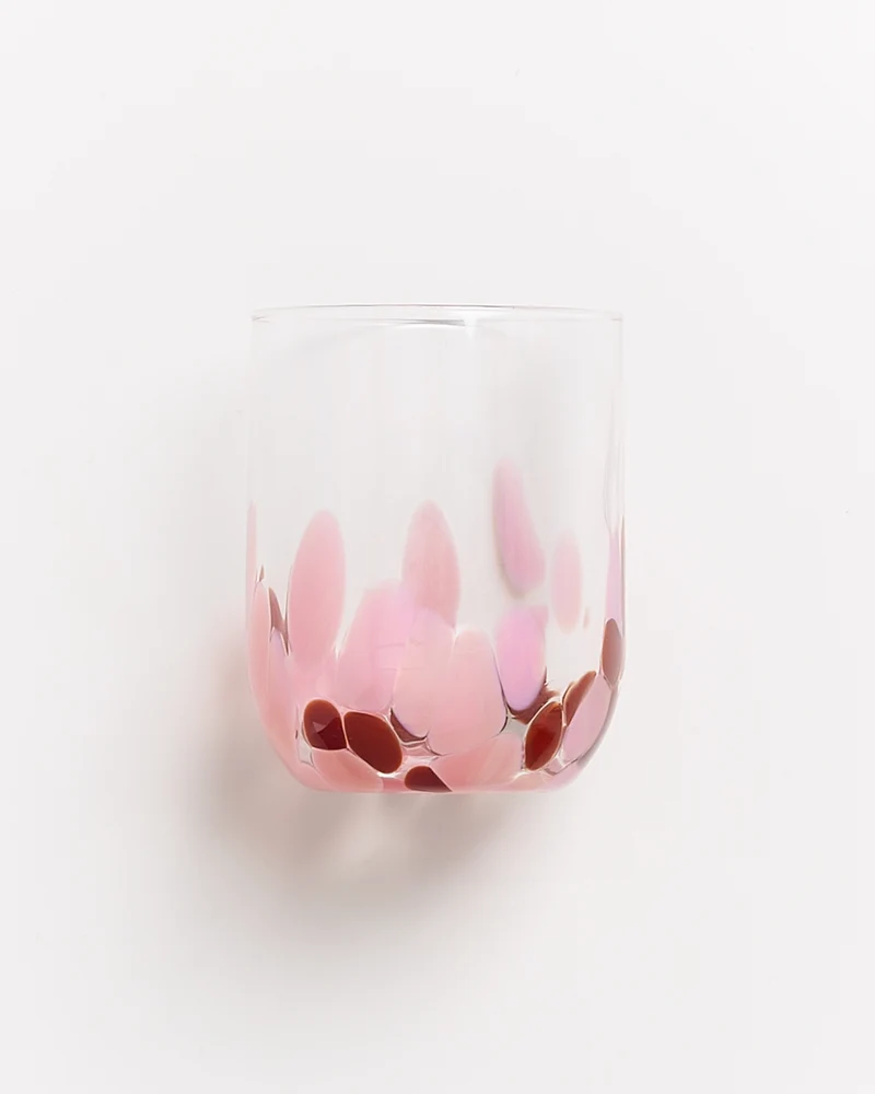 Alegria Glas groß bernstein rosa