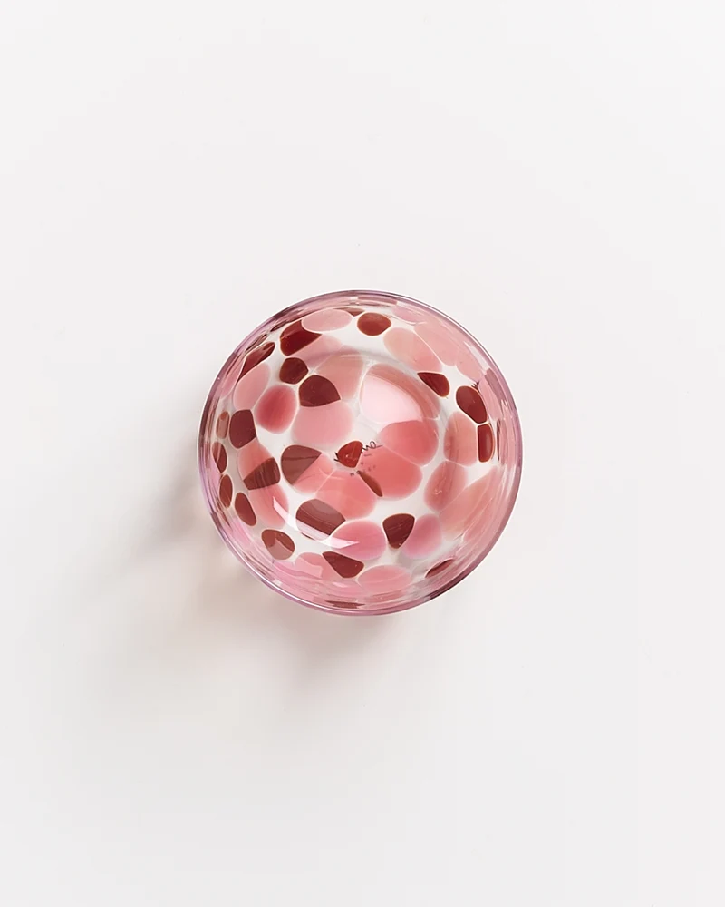 Alegria Glas groß bernstein rosa