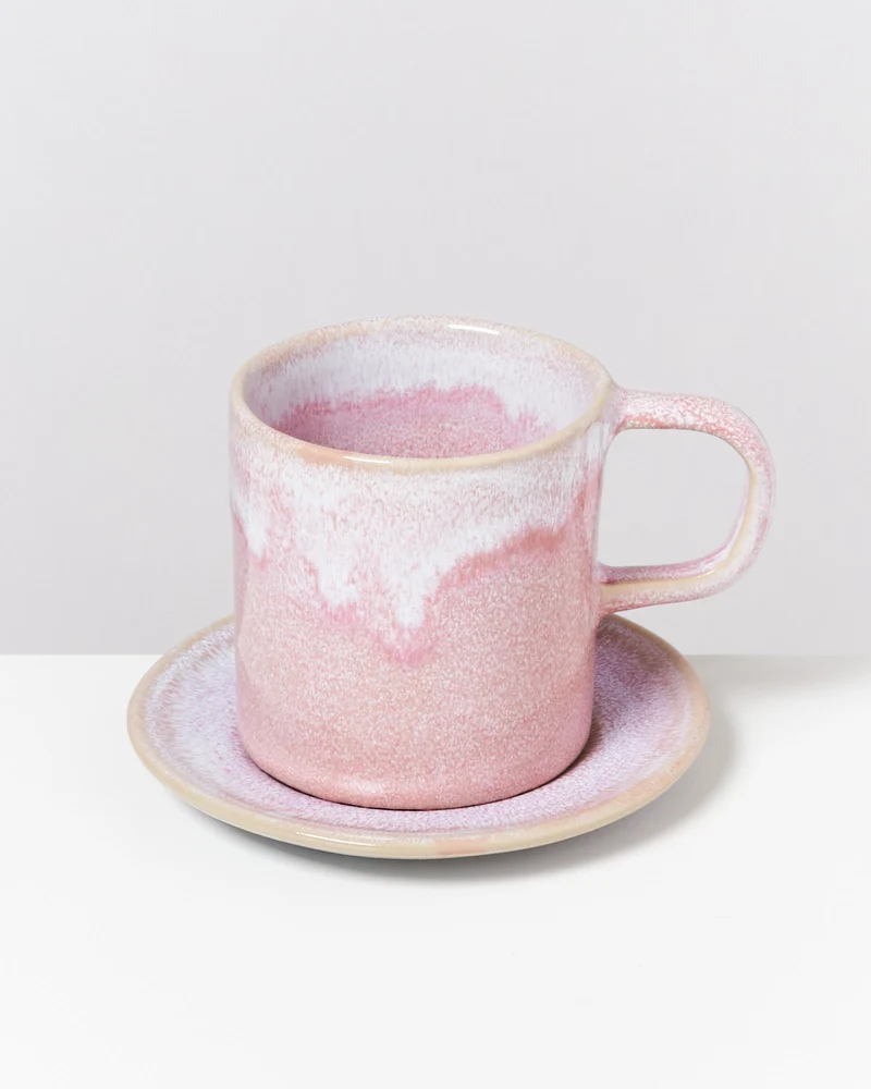 Cordoama Tasse groß modern rosé 6er-Set