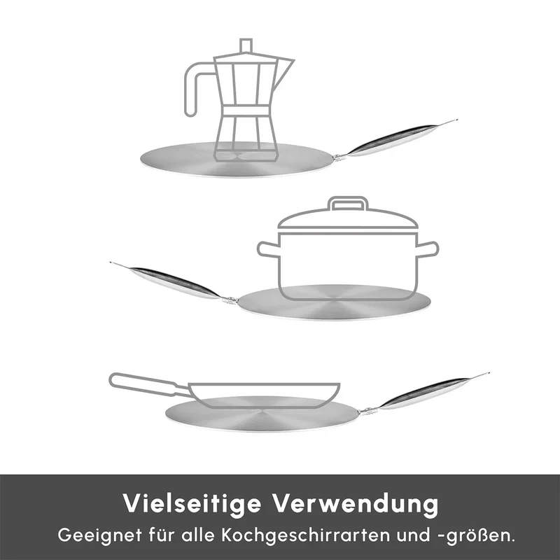 Karaca Induktions Sockel aus Stahl, 23,5 cm