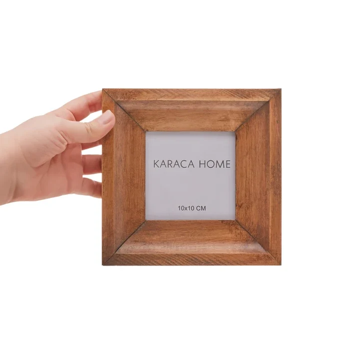 Karaca Home Woodland Holzrahmen 10x10 cm