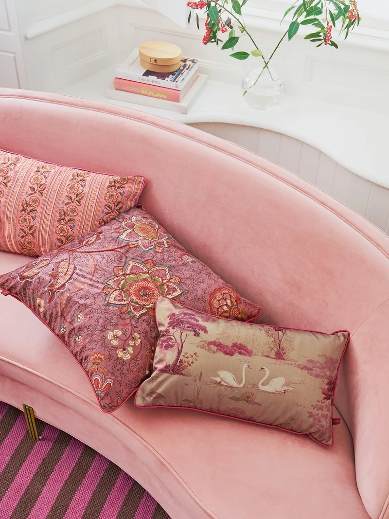 PIP STUDIO Rosa Rani Kissen pink 65x39cm