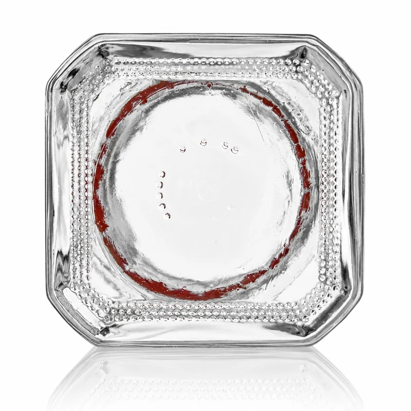 Drahtbügelglas 1550 ml - Vierkant