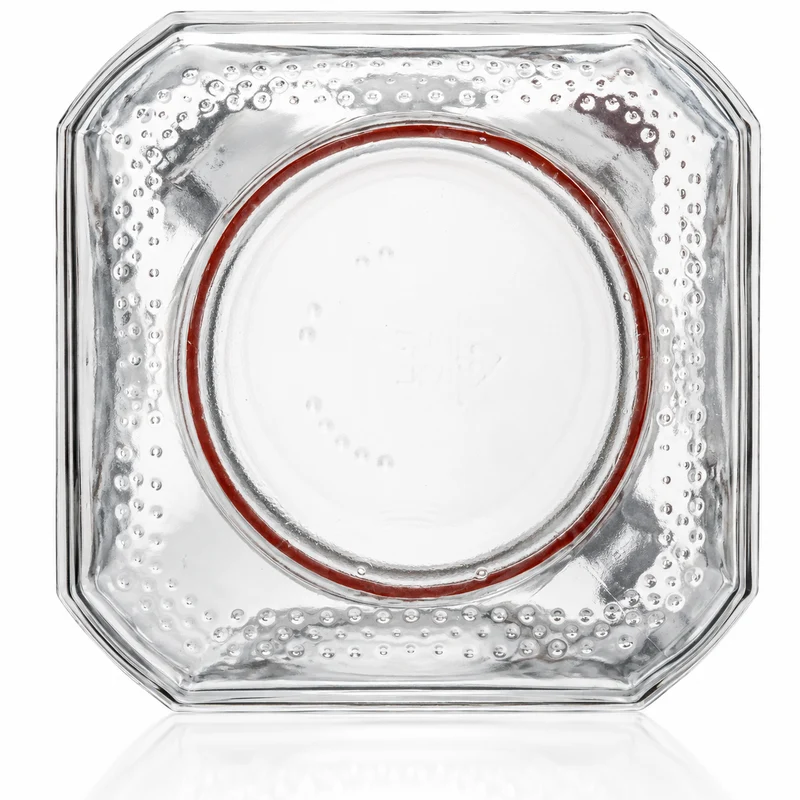Drahtbügelglas 900 ml - Vierkant