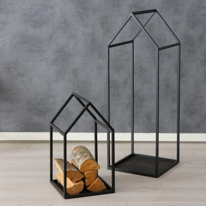 Kaminholzregal Plock, 2 tlg., Set 2