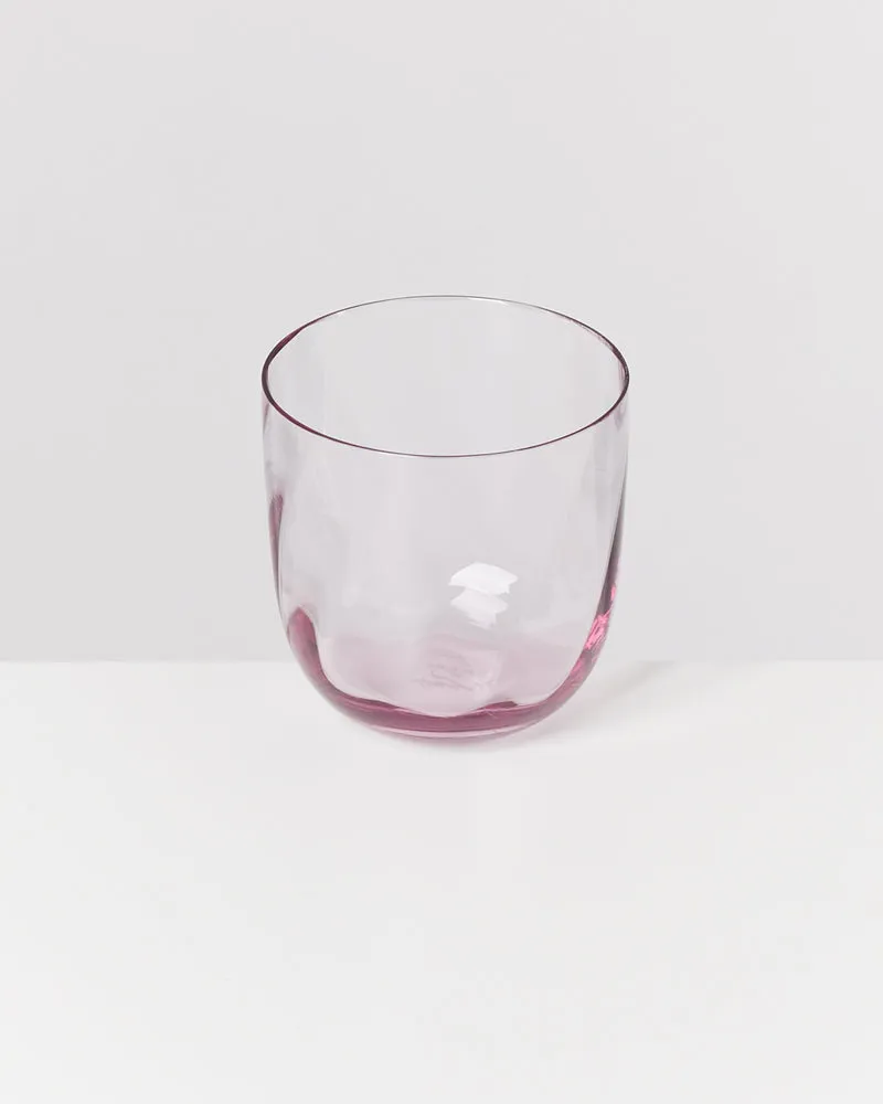 Calma Glas klein swirl lila