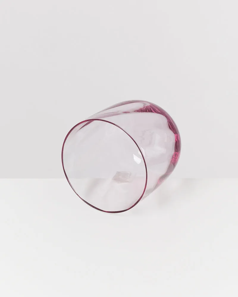 Calma Glas klein swirl lila