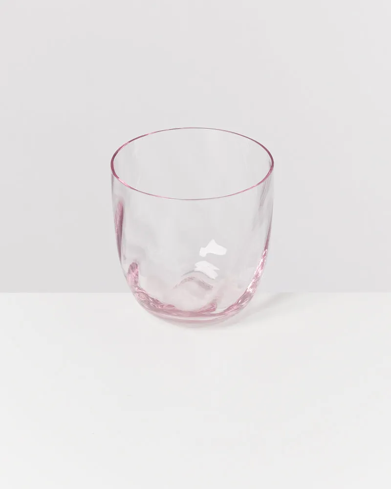 Calma Glas klein swirl rosé