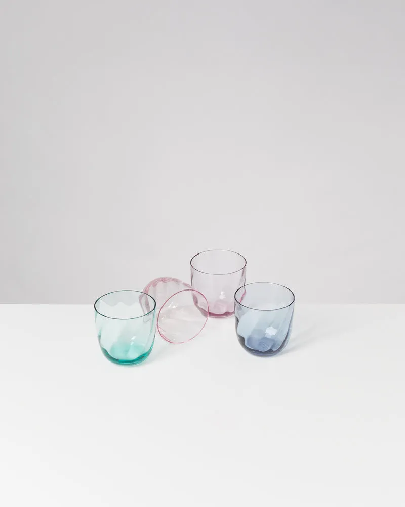 Calma Glas klein swirl rosé