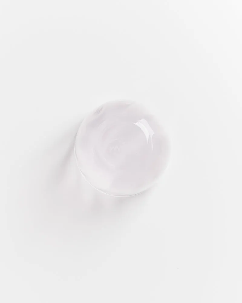 Calma Glas klein swirl lila