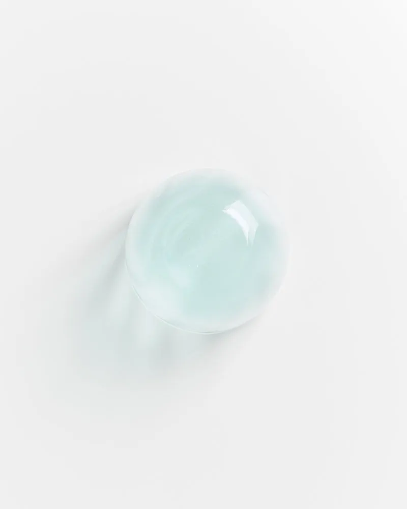 Calma Glas klein swirl grün