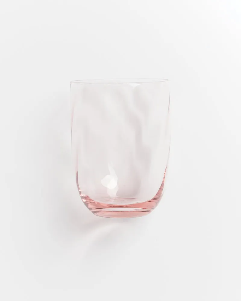 Calma Glas groß swirl rosé