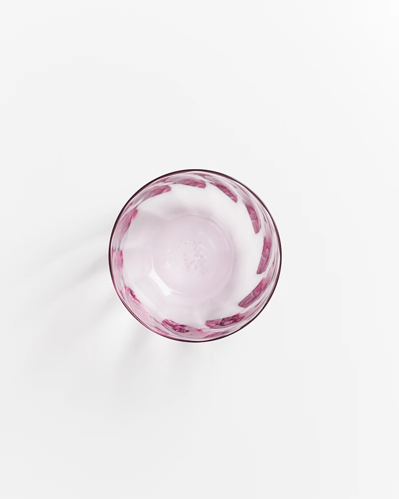 Calma Glas groß swirl lila