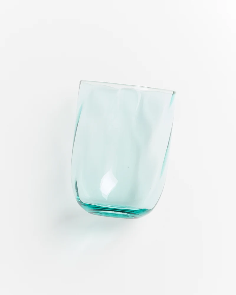 Calma Glas groß swirl grün