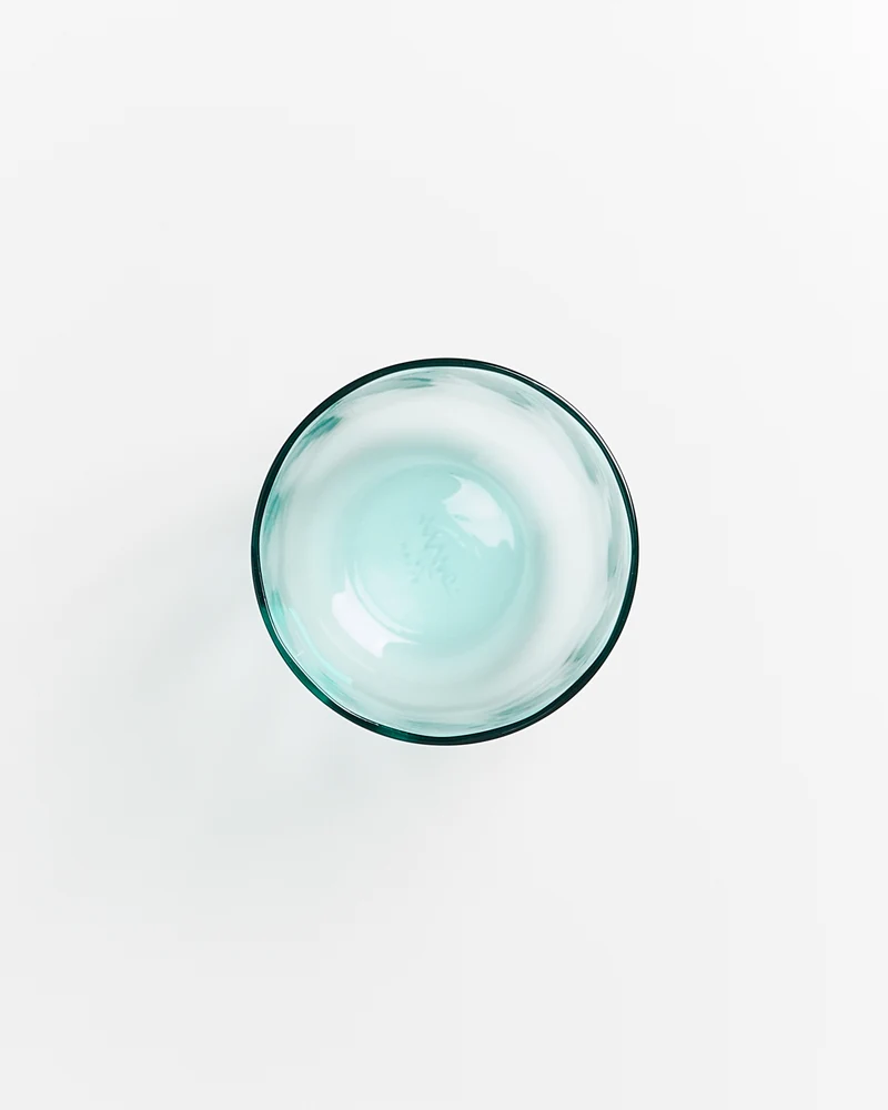 Calma Glas groß swirl grün