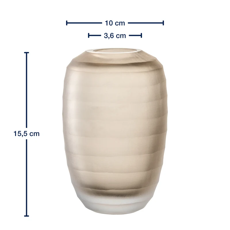 Vase BELLAGIO 16 cm beige