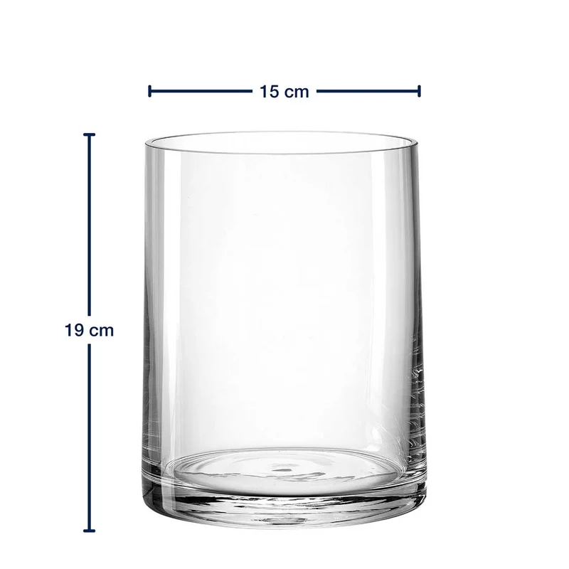 Glasvase NOVARA 19 cm klein