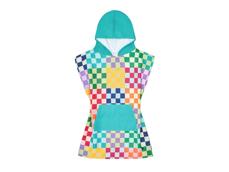 Dock & Bay Kinder-Badeponcho S Check Me Out 66x49cm